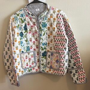 Floral Quilted Women's Jacket